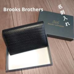 Brooks Brothers ブルックスブラザーズ 名刺入れ ブラック - メルカリ