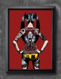 大友昇平・アート【A4サイズ写真ポスターフレーム付き2点セット