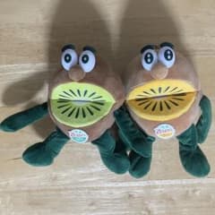 ゼスプリ キウイブラザーズ マスコットポーチ ぬいぐるみ 2点セット