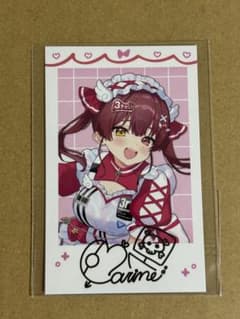 ホロライブ 3期生 1stEPきゅるるん大作戦 マリン チェキ風カード