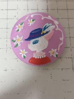 刺繍缶バッジ 耳をすませば ルイーゼ ジブリ 刺繍ブローチコレクション