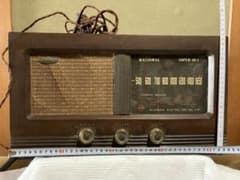 昭和レトロ NATIONAL ナショナル SUPER-HET 真空管ラジオ - メルカリ