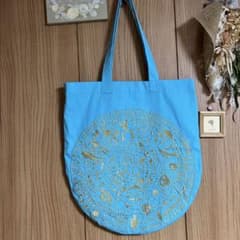 未使用 Mr.Children goen 音色トートバッグ 森本千絵 ブルー - メルカリ