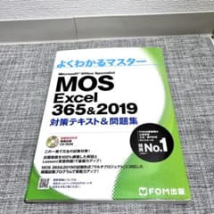 よくわかるマスター MOS Excel 365&2019 DISC付き - メルカリ