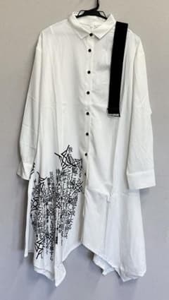 平沢進 オーバーサイズロングシャツ 無頭騎士の伝言バージョン - メルカリ