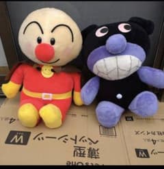 昭和レトロ アンパンマンぬいぐるみ バイキンマンぬいぐるみ 2体