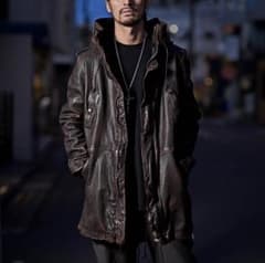 新品未使用 ISAMUKATAYAMA BACKLASH レザー モッズコート - メルカリ