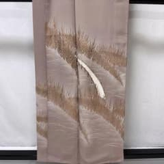 b405 正絹 袷 色留袖 比翼無し 縫紋 金駒刺繍 金彩 極美品 着物 - メルカリ