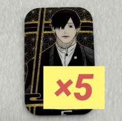 カグラバチ 薊奏士郎 スクエア缶バッジ 蒔絵風 ジャンプフェスタ