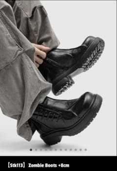 Zombie Boots +8cm ブラック - メルカリ