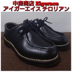 Eigerace 中森商店 アイガーエイス チロリアン シューズ Black - メルカリ