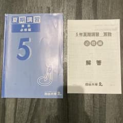 5年 夏期講習 算数 必修編 四谷大塚 早稲田アカデミー 中学受験 - メルカリ