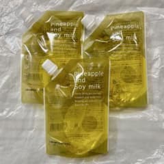 110ml×3個】パイナップル豆乳ローションプレミアム エコパック - メルカリ