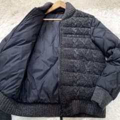 極美品✨ディーゼル ダウンジャケット K-BOOMS ニット切替 黒 L相当