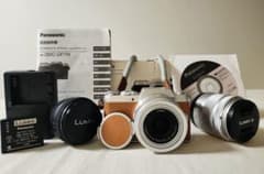 PanasonicLUMIX DMC-GF7Wブラウン パンケーキレンズつき - メルカリ