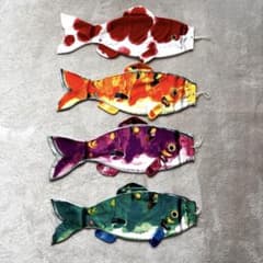 鯉のぼり 片岡鶴太郎虹鯉、華鯉 - メルカリ