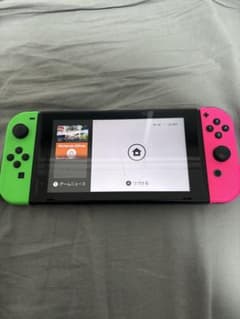 Nintendo Switch 本体 グリーン/ピンク - メルカリ