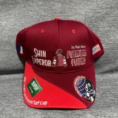 フォーエバーヤング シンエンペラー 競馬グッズ 競馬 キャップ 帽子