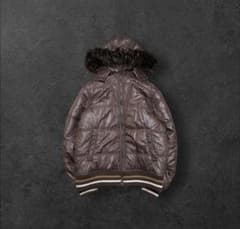 00s archive ファー ダウンジャケット y2k 平成 グランジ お兄系