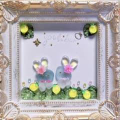 レモンとうさぎ☆シーグラスアート - メルカリ