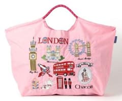 新品】チャコット×Ball&ChainロンドントートLサイズ ベビーピンク