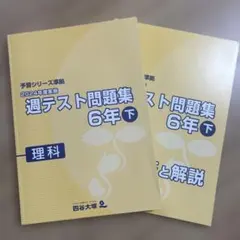 2026年最新】四谷大塚 予習シリーズ 6年 下の人気アイテム - メルカリ