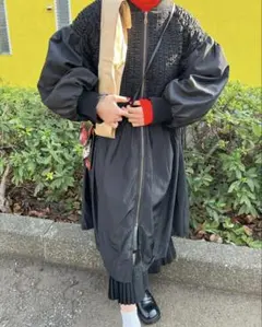 2026年最新】lanan ラナン ボリュームスリーブキルティングワンピース