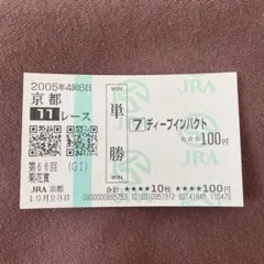 2026年最新】ディープインパクト 馬券の人気アイテム - メルカリ