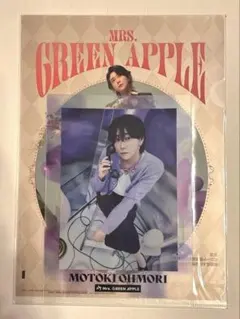 2026年最新】Mrs. GREEN APPLE 一番くじ クリアファイル 大森元貴の