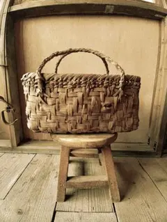 信州安曇野の山葡萄かごバック。里山手仕事。 - メルカリ