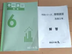 2026年最新】四谷大塚春期講習6年の人気アイテム - メルカリ