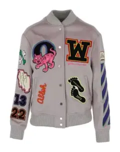 2026年最新】オフホワイト off white スタジャンの人気アイテム - メルカリ