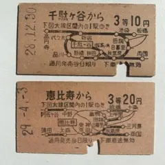 2026年最新】切符 硬券の人気アイテム - メルカリ