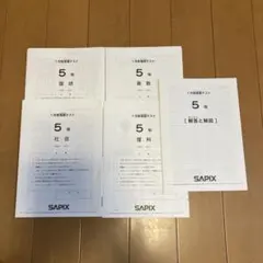 2026年最新】サピックス 5年 テストの人気アイテム - メルカリ