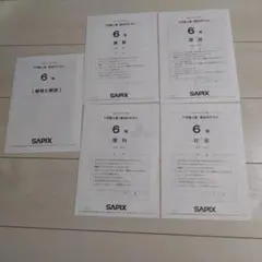 2026年最新】sapix 6年 7月組分けテストの人気アイテム - メルカリ