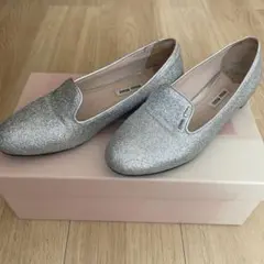 2026年最新】MIU MIU カラー：シルバー系 フラットシューズ・バレエ