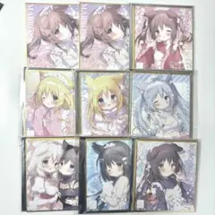 しらたま しらたまこ ミニ色紙 コミケ 個展 特典 あまいろショコラータ