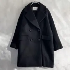 2026年最新】Tiara カラー：ブラック系 ピーコート・ウールコートの