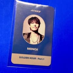 ATEEZ golden hour ポップアップ work ミンギ ID トレカ - メルカリ