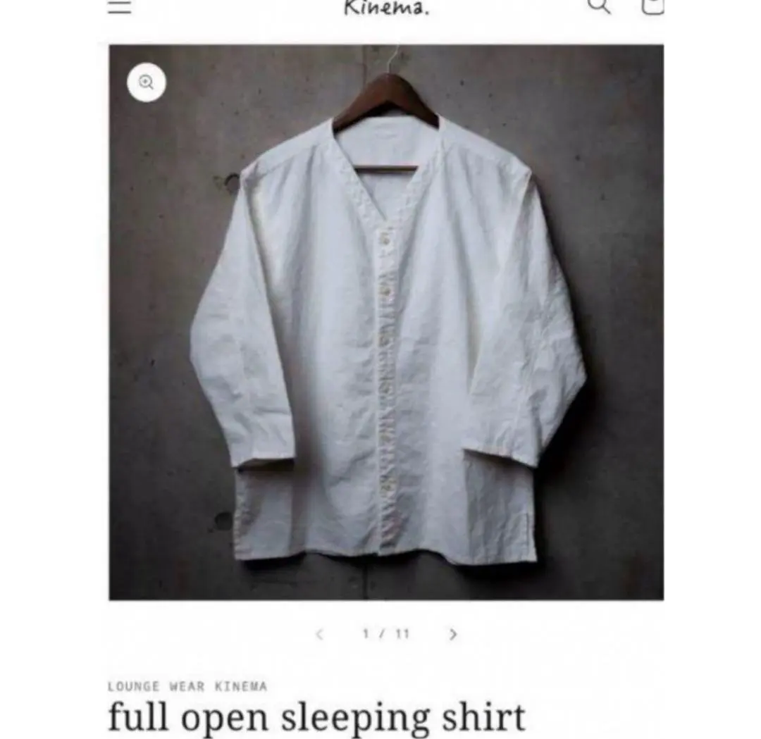 2026年最新】Kinema スリーピングシャツの人気アイテム - メルカリ