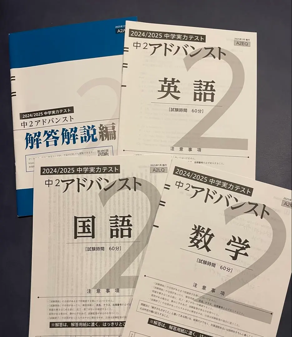 2026年最新】アドバンス模試 中2の人気アイテム - メルカリ
