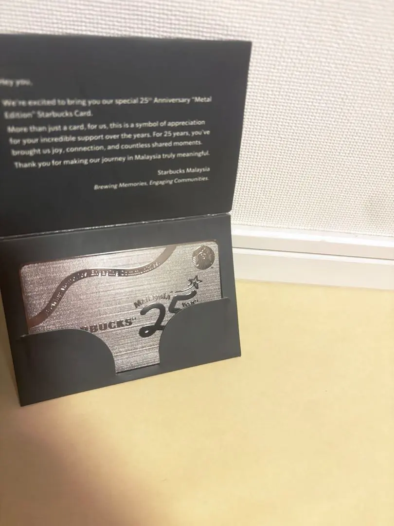 2026年最新】スターバックス 25周年 メタルカードの人気アイテム