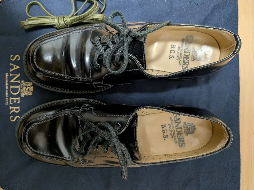 桑德斯SANDERS 1946B1 B.G.S. APRON DERBY ‐ Mercari 日本最大二手網購平台