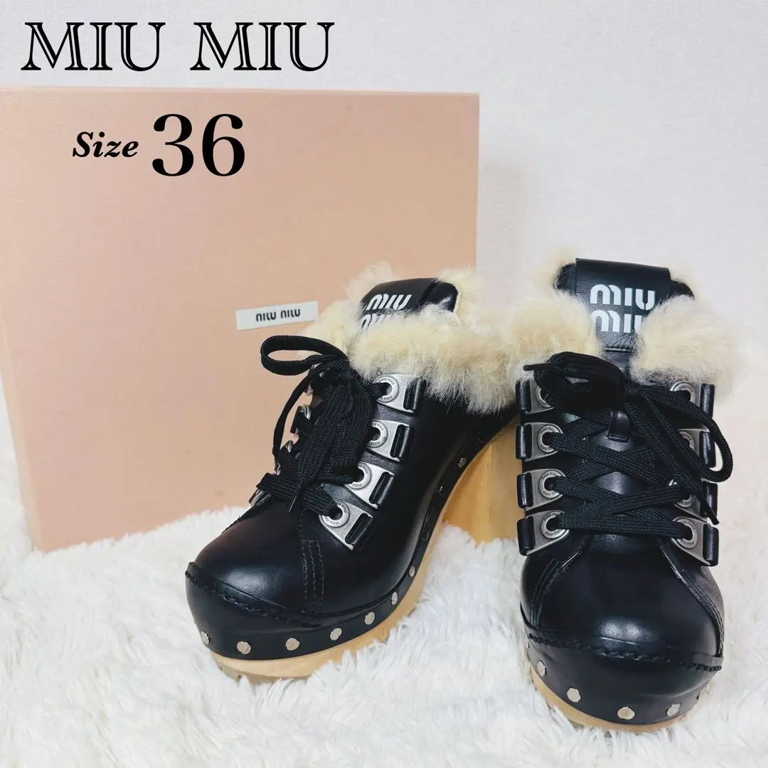 2026年最新】MIU MIU ムートンブーツの人気アイテム - メルカリ