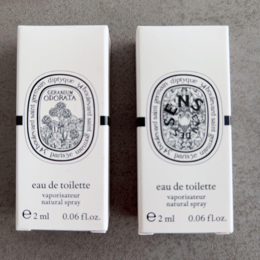 diptyque Geranium Odorata & Sens サンプル2本 - メルカリ
