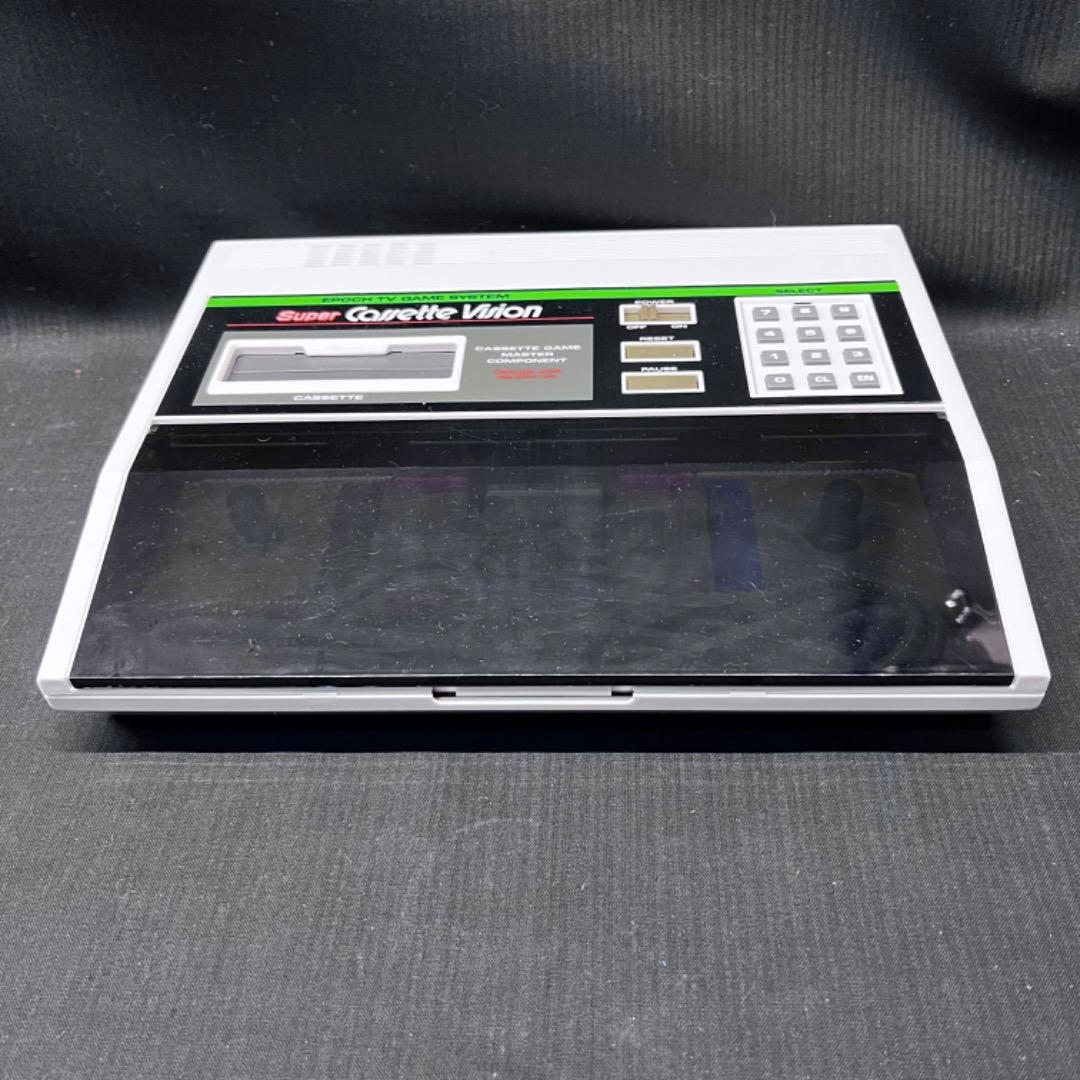 ▽Gc左1038 エポック社 スーパーカセットビジョン 本体 カセット