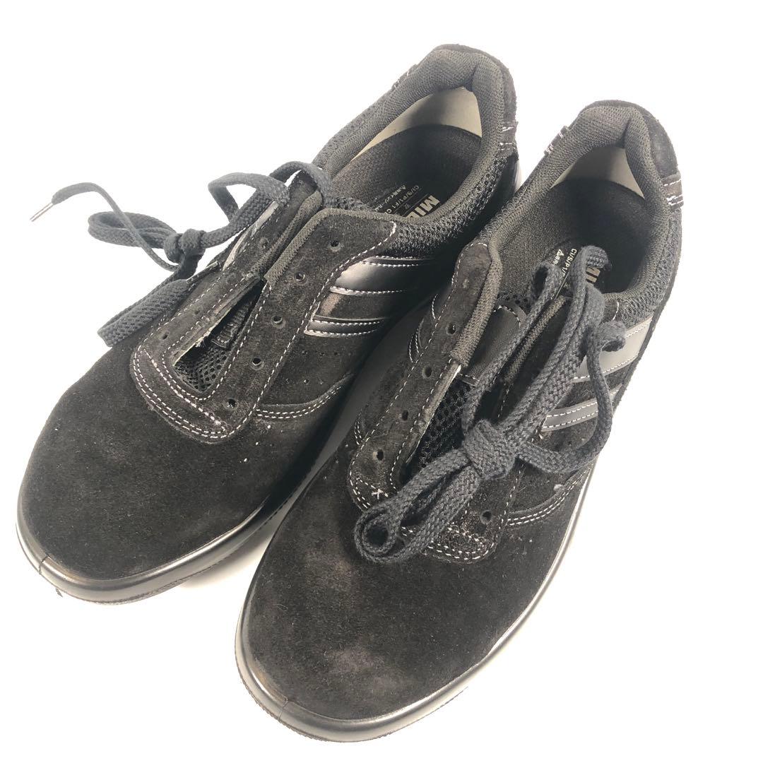 未使用 ミドリ安全 安全靴 ワイド先芯 G3550 ひもタイプ 26.5EEE