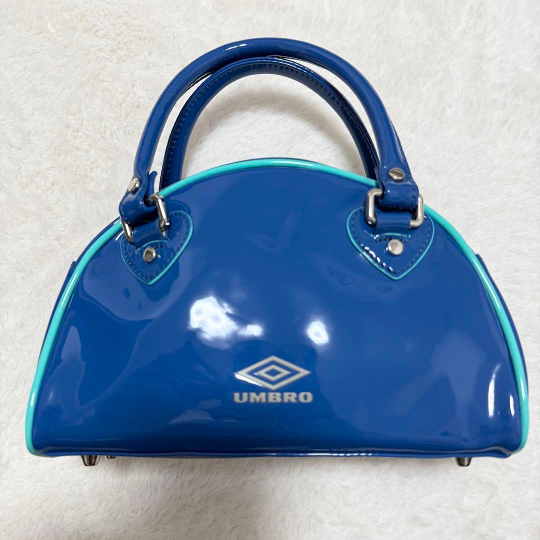 パメオポーズ アンブロ コラボ エナメル 2Wayミニボストンバッグ 新品