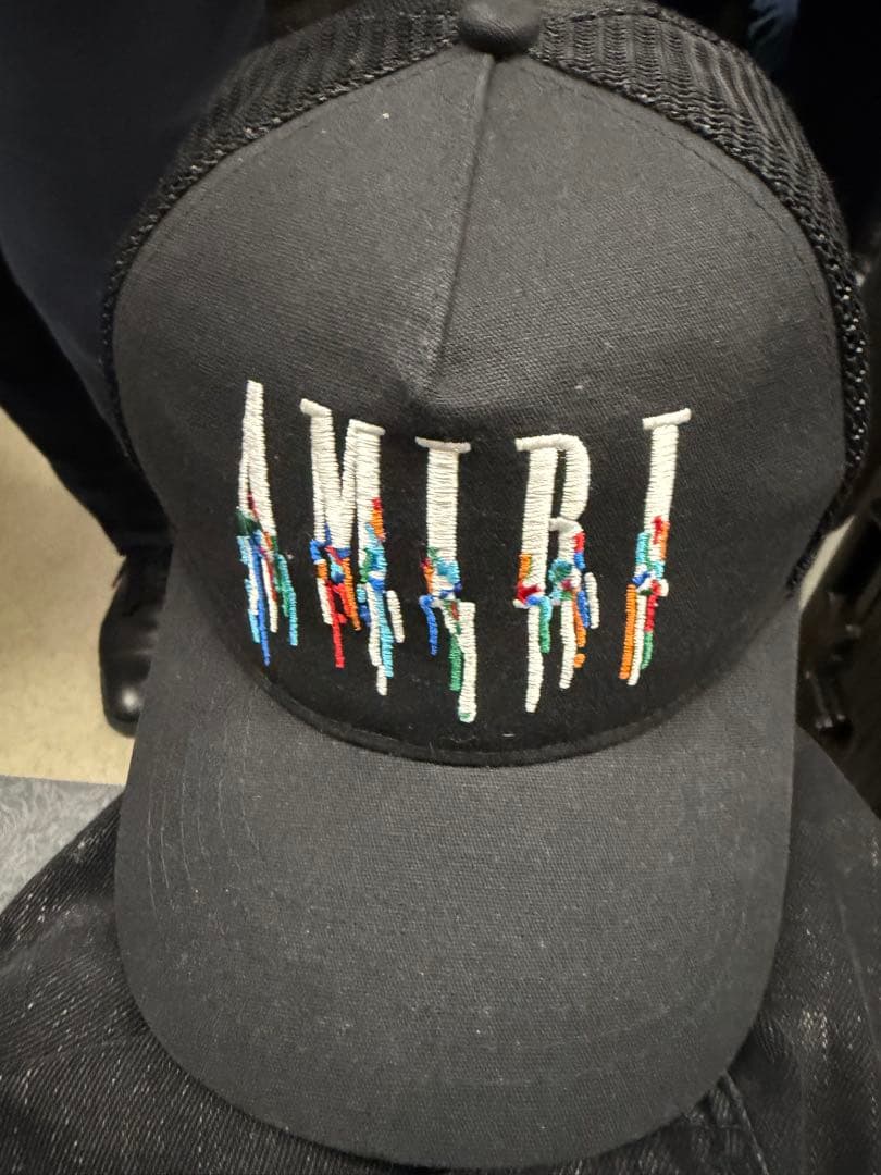 AMIRI ブラックメッシュ キャップ アミリ - メルカリ