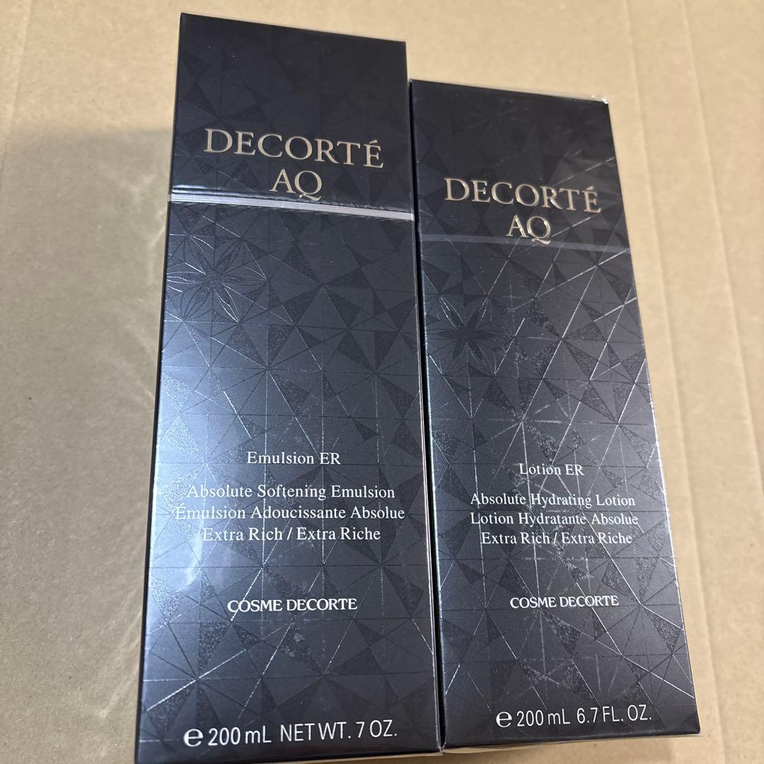 DECORTÉ AQ エマルジョンER & ローションER セット DECORTÉ AQ ローション ER+エマルジョンERセット DECORTÉ AQ